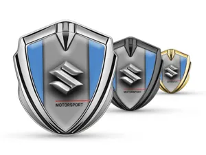 Suzuki Emblème Bombé Insigne Résistant Toucher Premium